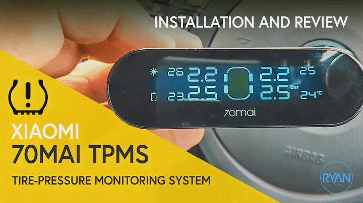 Xiaomi 70mai TPMS Tire-Pressure Monitoring System - Installation and Review (2019)